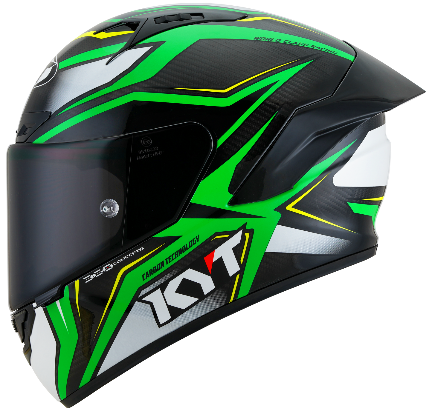NZ-Race Carbon - Green Fluo